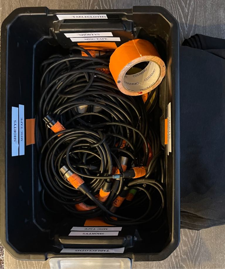 Short XLR Cables & Gaffer Tape Kit